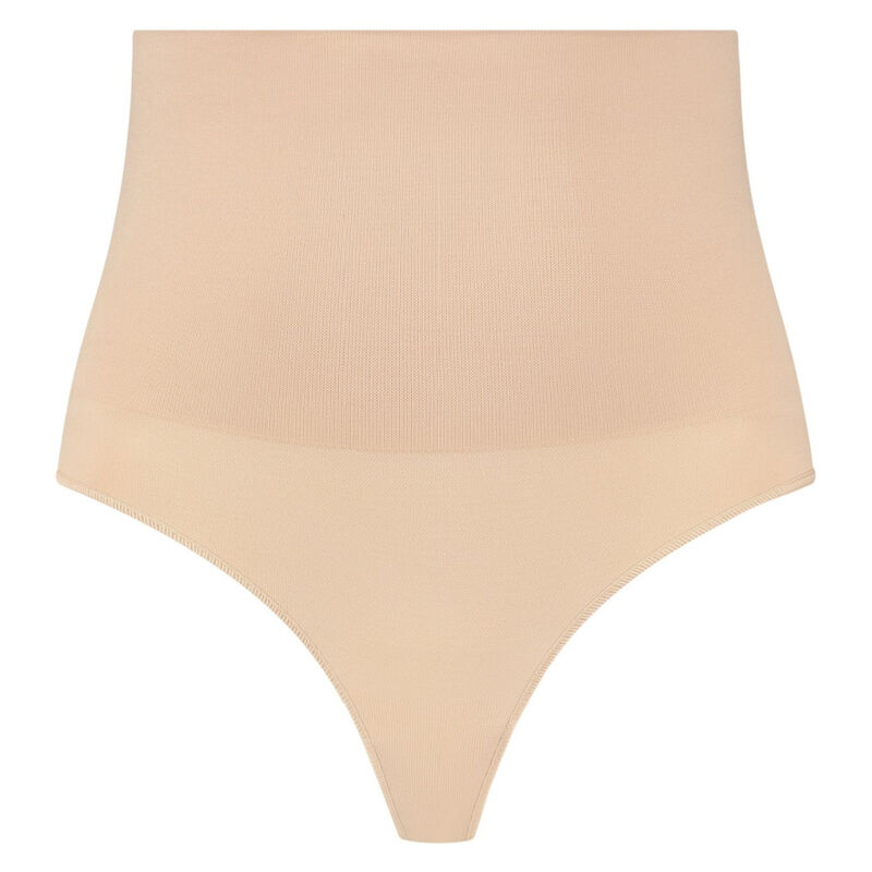 BYE-BRA - FAJA SIN COSTURAS ESTILO TANGA BEIGE TALLA M - Imagen 2