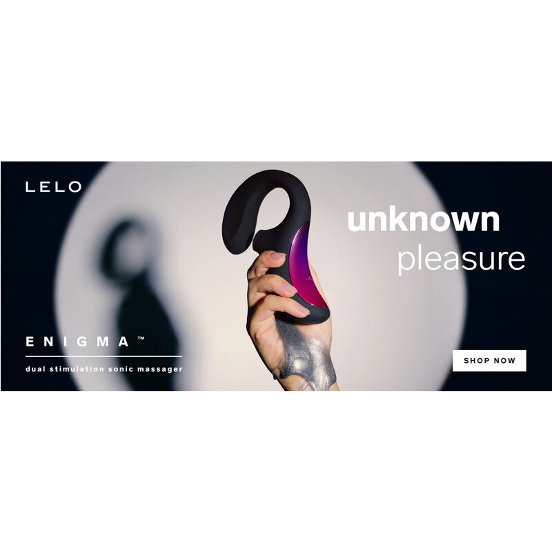 LELO - ENIGMA DOBLE ESTIMULACIÓN SUCCION MASAJEADOR NEGRO - Imagen 3