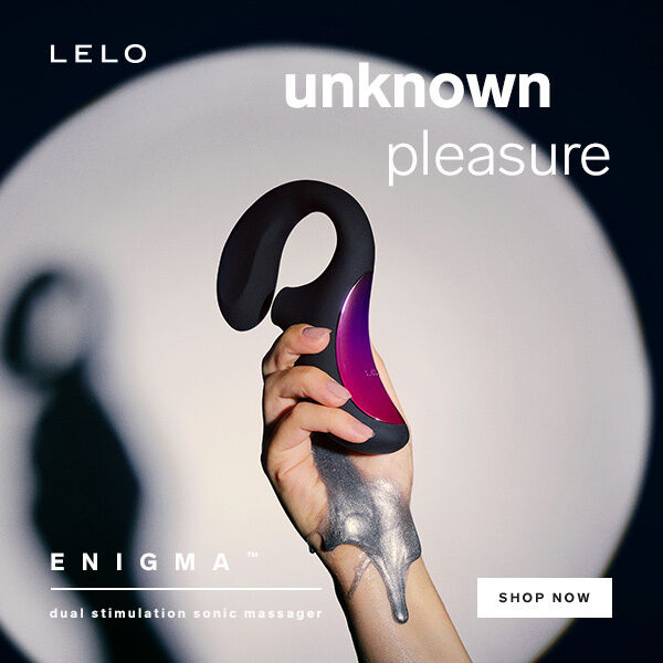 LELO - ENIGMA DOBLE ESTIMULACIÓN SUCCION MASAJEADOR NEGRO - Imagen 2