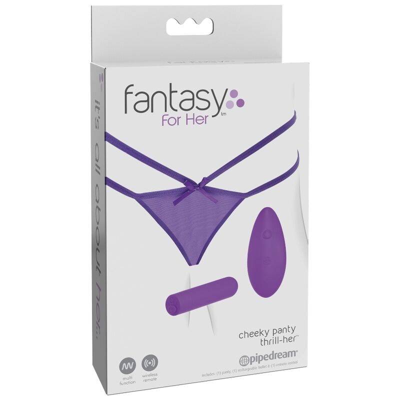 FANTASY FOR HER - TANGA CON VIBRACION CHEEKY PANTY - Imagen 5