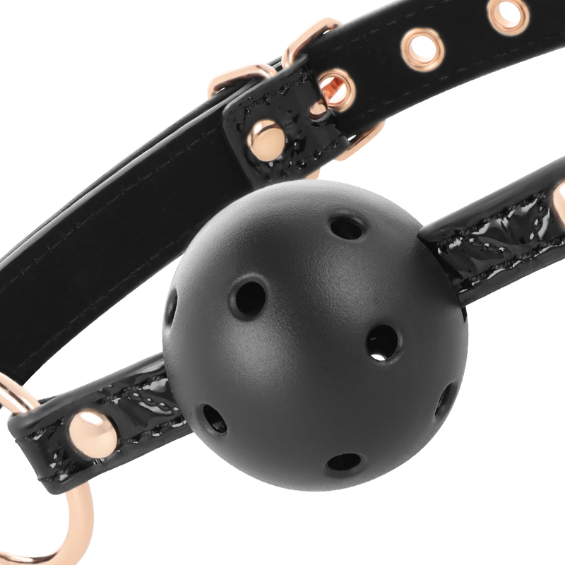 BEGME - BLACK EDITION MORDAZA CUERO VEGANO - Imagen 6