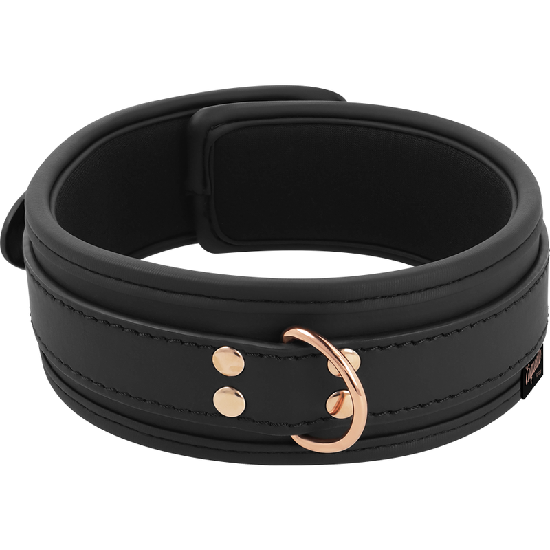 COQUETTE CHIC DESIRE - FANTASY COLLAR CUERO VEGANO CON CORREA Y FORRO DE NEOPRENO - Imagen 5