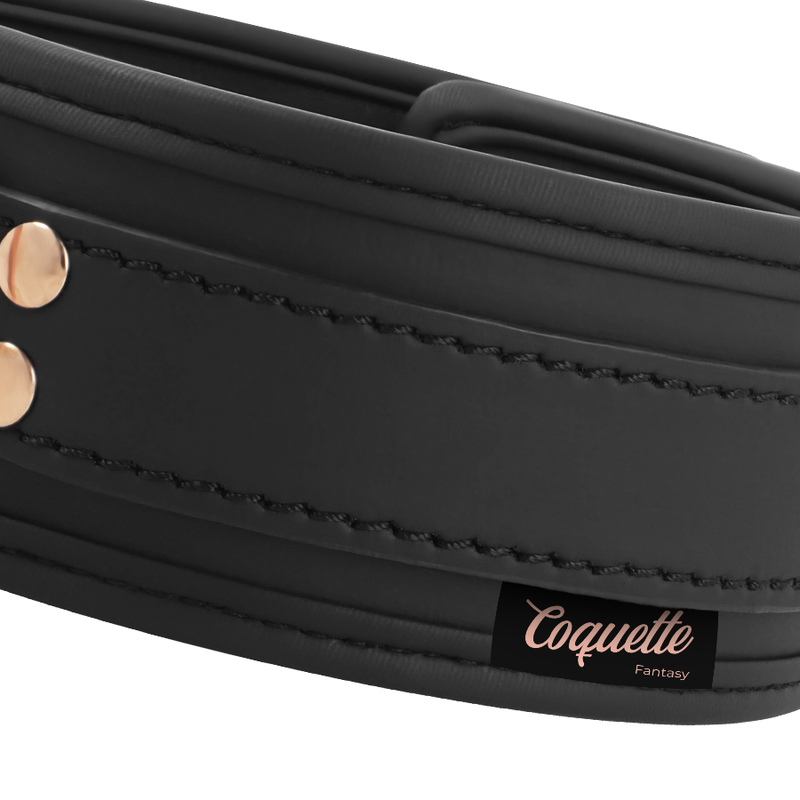 COQUETTE CHIC DESIRE - FANTASY COLLAR CUERO VEGANO CON CORREA Y FORRO DE NEOPRENO - Imagen 7