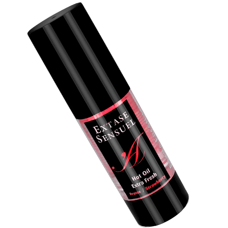 EXTASE SENSUAL - ACEITE ESTIMULANTE FRESA VIAJE CALOR 35 ML - Imagen 2