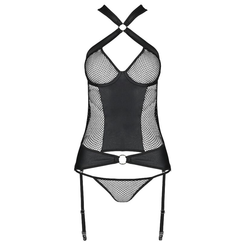 PASSION - AMANDA CORSET CUERO ECOLOGICO L/XL - Imagen 2