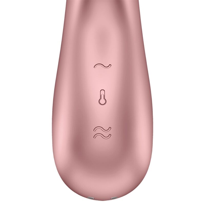 SATISFYER - HOT LOVER VIBRADOR ROSA & BEIGE - Imagen 5