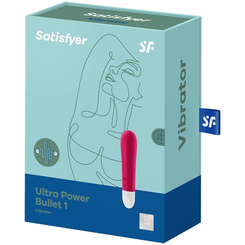 SATISFYER - ULTRA POWER BULLET 1 BALA VIBRADORA ROJA - Imagen 4
