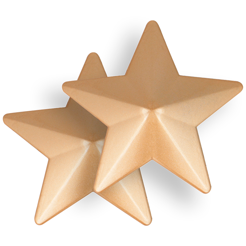 COQUETTE CHIC DESIRE - CUBRE PEZONES METAL ESTRELLAS - Imagen 4