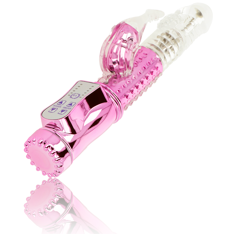 OHMAMA - VIBRADOR CON FUNCION ROTACION Y ESTIMULADOR CLITORIS - Imagen 3
