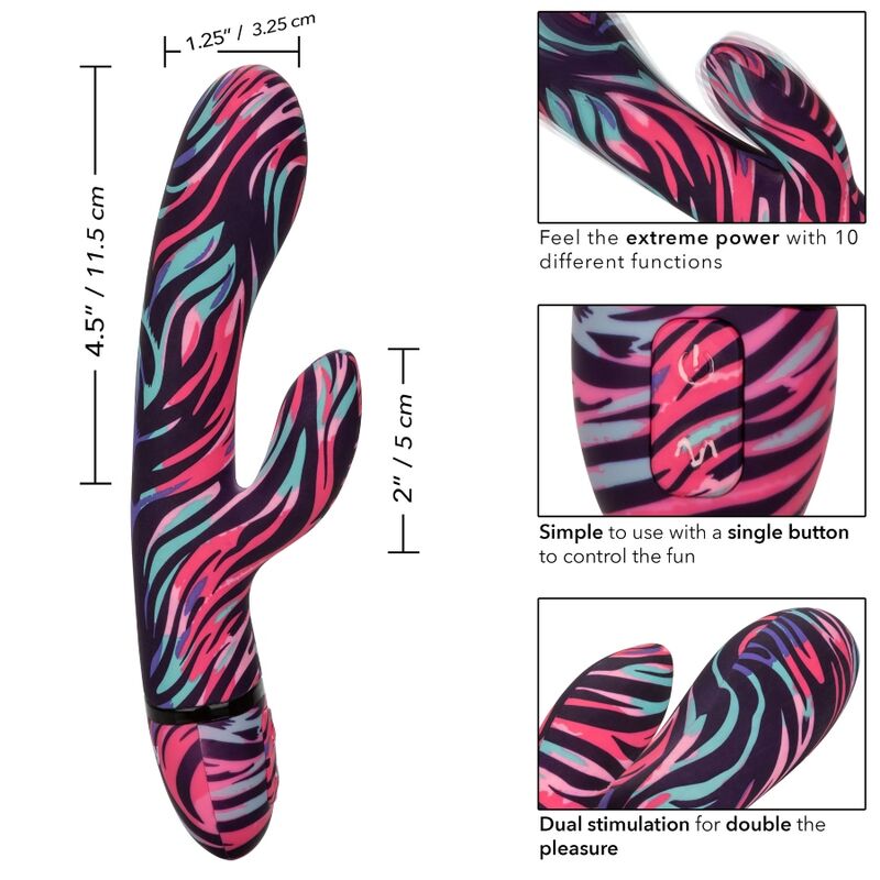 CALEXOTICS - VIBRADOR MENAGE A MOI DUAL WAND - Imagen 8