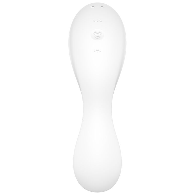 SATISFYER CURVY TRINITY 5 ESTIMULADOR Y VIBRADOR APP - AZUL - Imagen 2