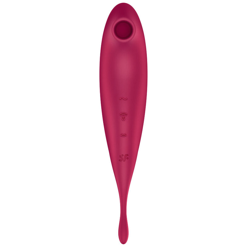 SATISFYER - TWIRLING PRO+ ESTIMULADOR Y VIBRADOR APP VERDE - Imagen 3