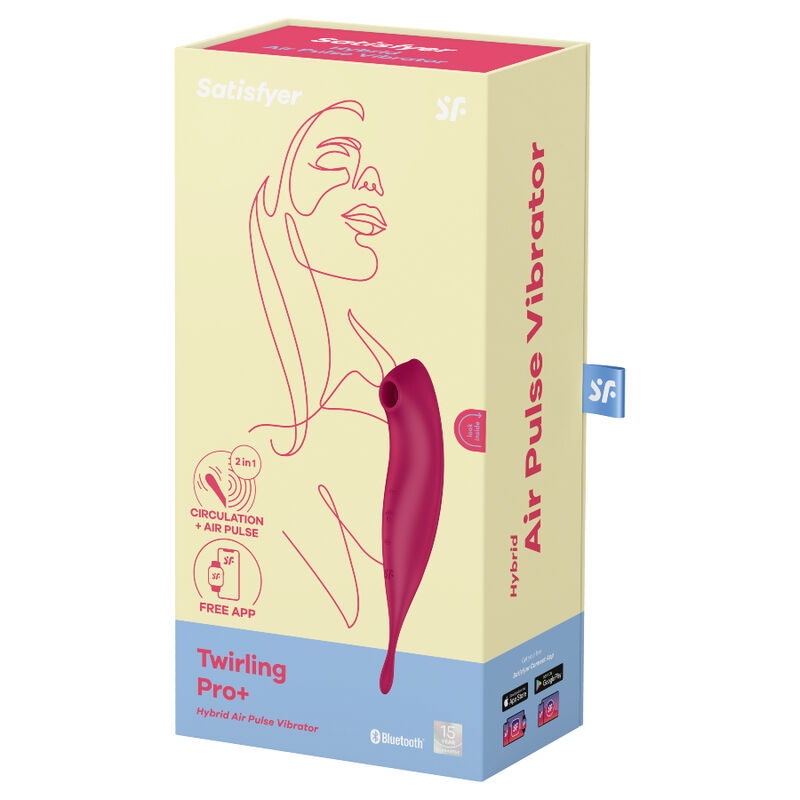 SATISFYER - TWIRLING PRO+ ESTIMULADOR Y VIBRADOR APP VERDE - Imagen 2