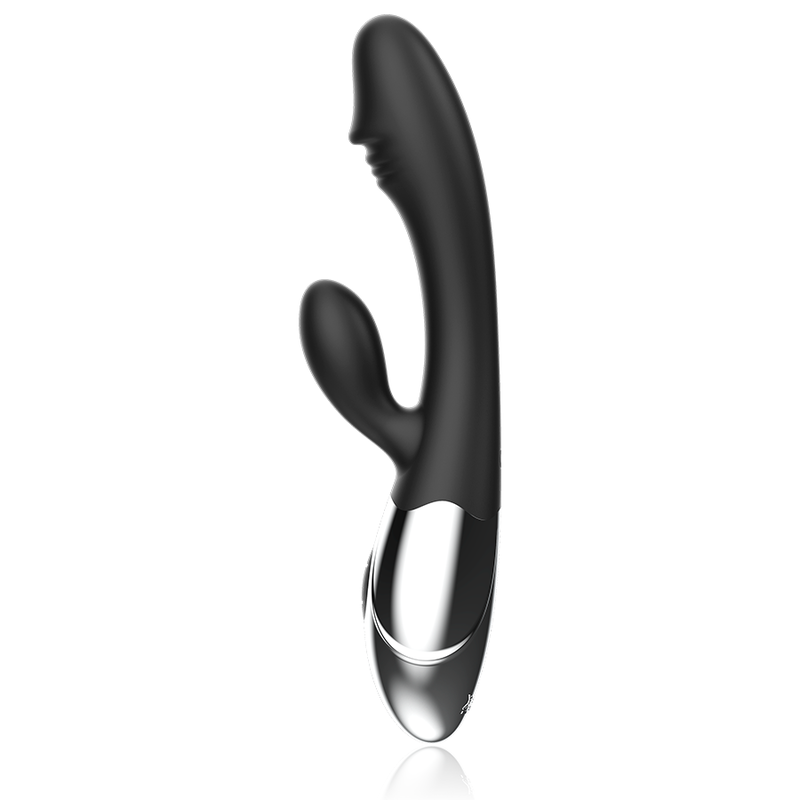 BLACK&SILVER - KALEB VIBRADOR RABBIT SILICON MILTI FUNCION - Imagen 4