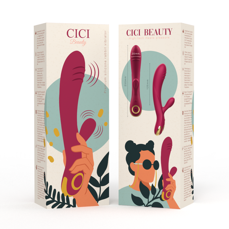 CICI BEAUTY - PREMIUM SILICONE RABBIT VIBRATOR - Imagen 6