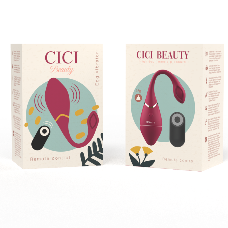 CICI BEAUTY - PREMIUM SILICONE EGG VIBRATOR REMOTE CONTROL - Imagen 2
