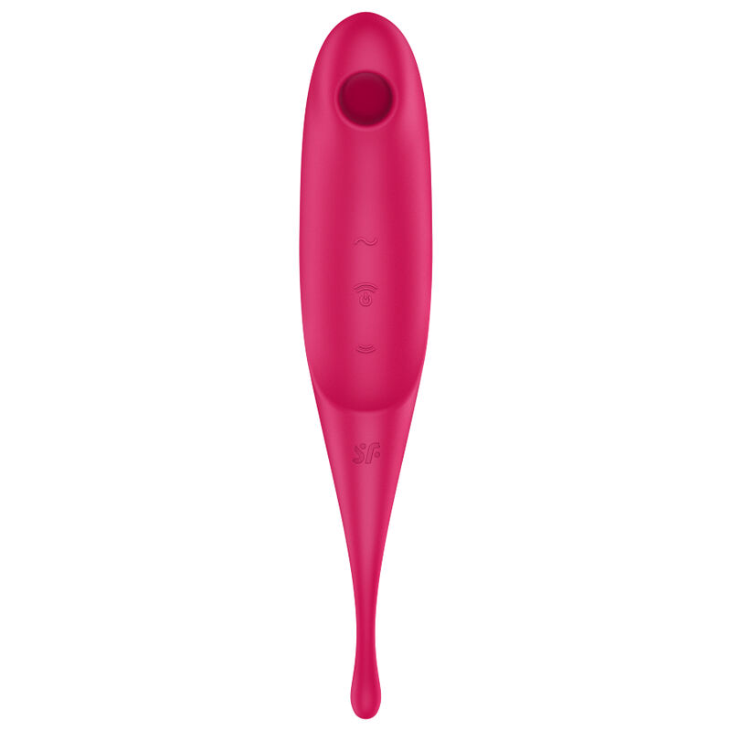 SATISFYER TWIRLING PRO ESTIMULADOR Y VIBRADOR - ROJO - Imagen 4