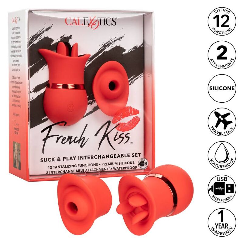 CALEXOTICS - FRENCH KISS SUCK & PLAY SET - Imagen 2