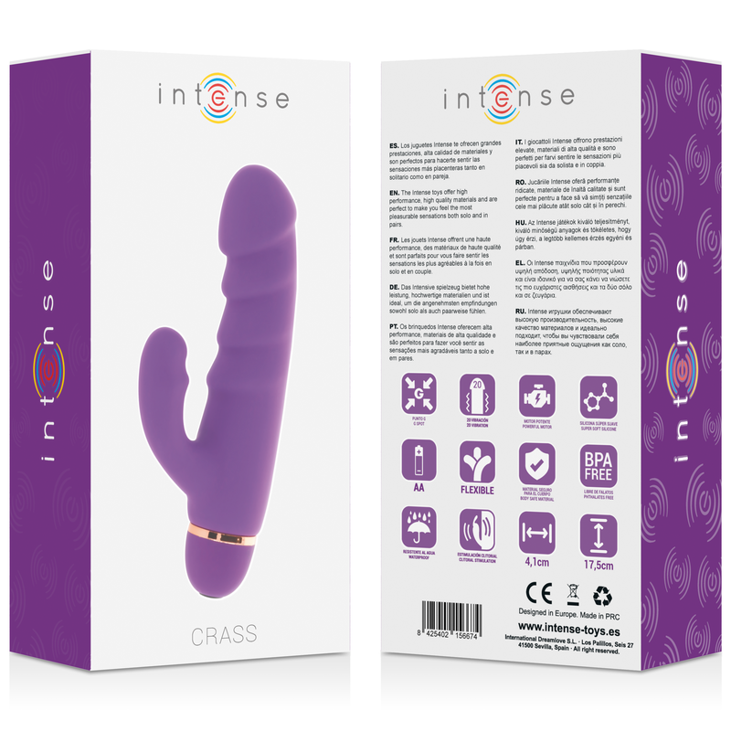 INTENSE - CRASS 20 SPEEDS SILICONE LILA - Imagen 4