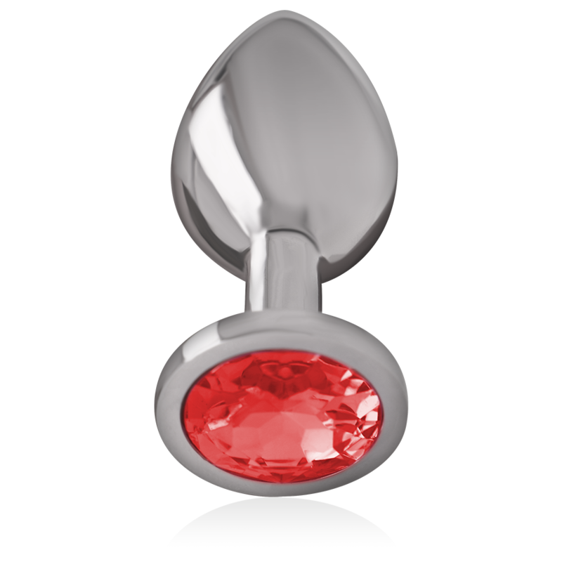 INTENSE - PLUG ANAL METAL CON CRISTAL ROJO TALLA M - Imagen 6