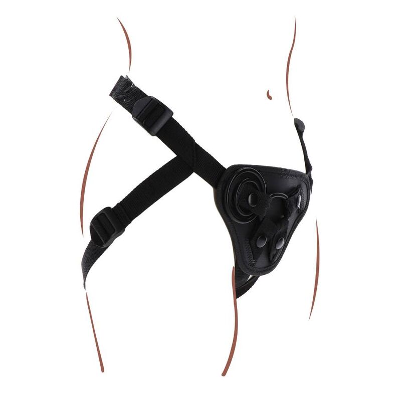 GET REAL - STRAP-ON HARNÉS NEGRO - Imagen 3