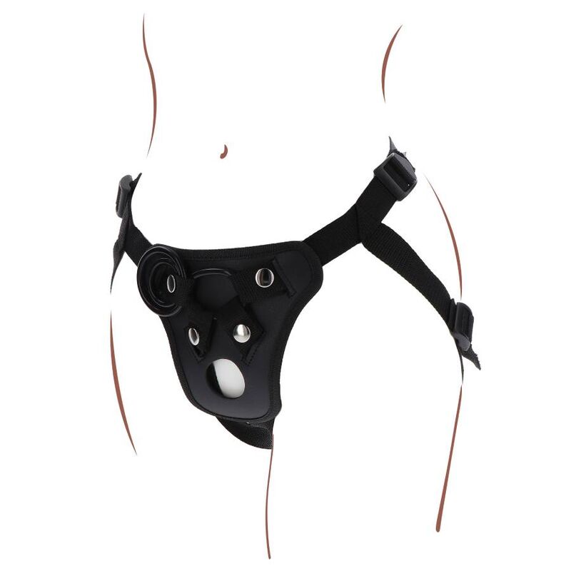 GET REAL - STRAP-ON PLEASURE HARNÉS NEGRO - Imagen 7