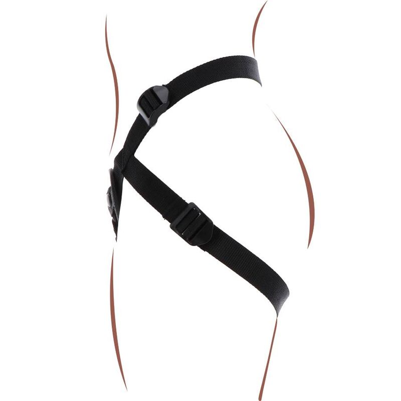 GET REAL - STRAP-ON PLEASURE HARNÉS NEGRO - Imagen 5