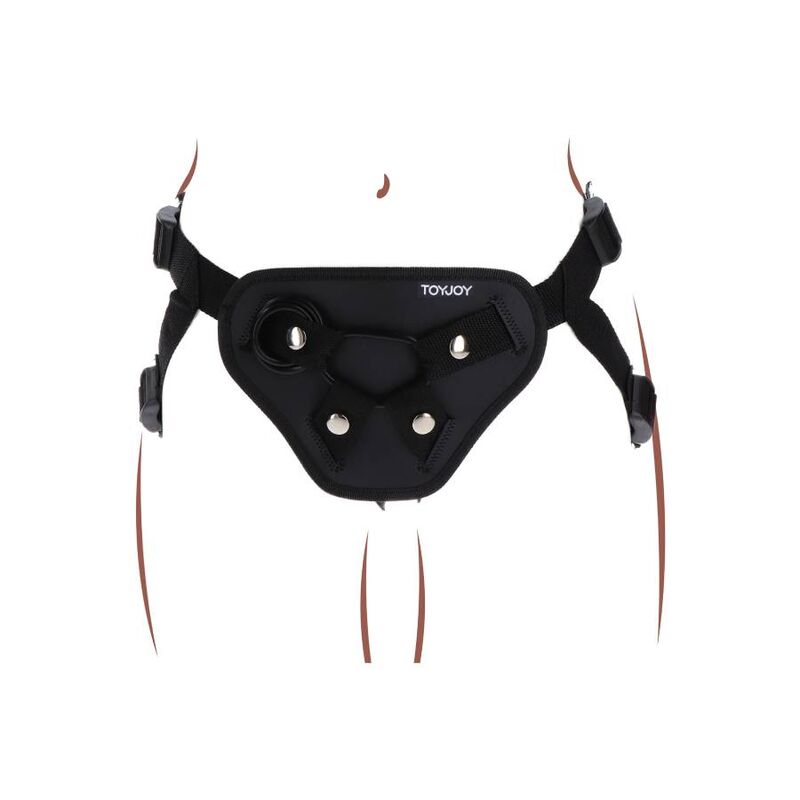 GET REAL - STRAP-ON DELUXE HARNÉS NEGRO - Imagen 7