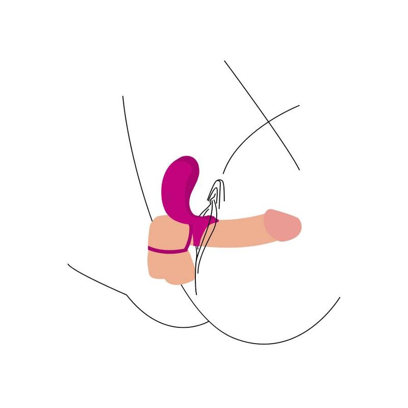 XOCOON - ANILLO VIBRADOR PARA PAREJAS FUCSIA - Imagen 7