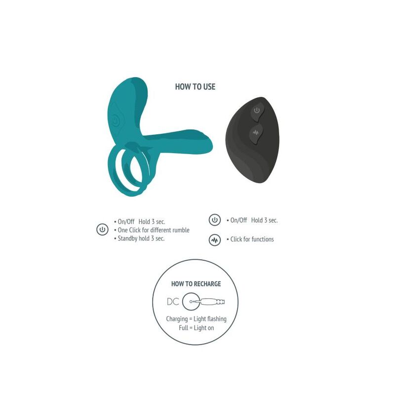XOCOON - ANILLO VIBRADOR PARA PAREJAS VERDE - Imagen 8