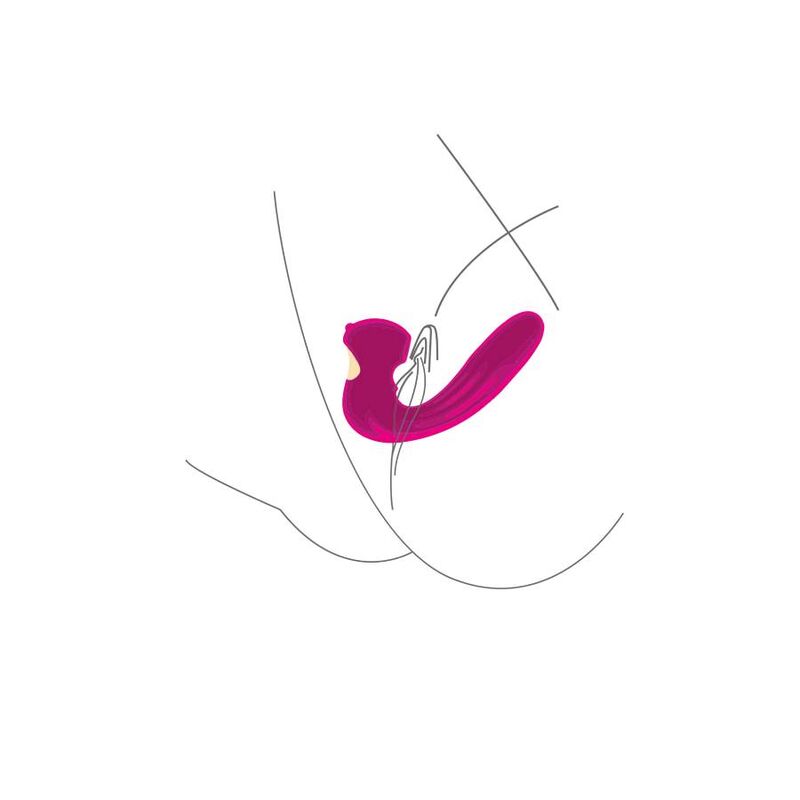 XOCOON - CELESTIAL LOVE VIBE ESTIMULADOR FUCSIA - Imagen 3