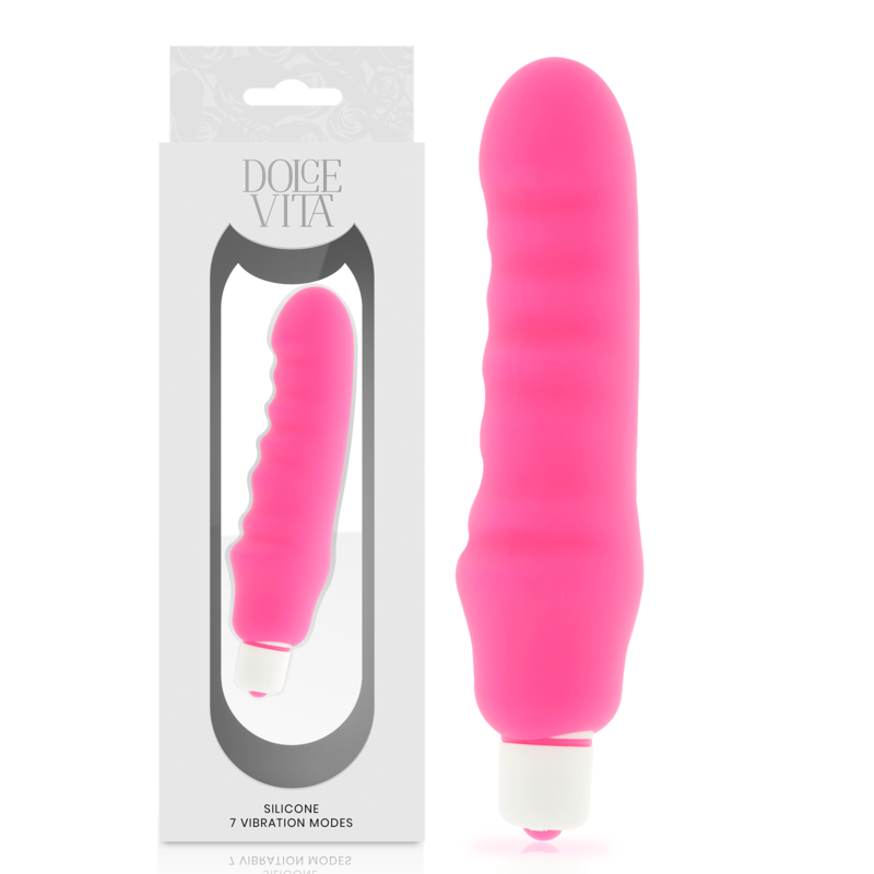 DOLCE VITA - GENIUS VIBRADOR SILICONA ROSA - Imagen 4