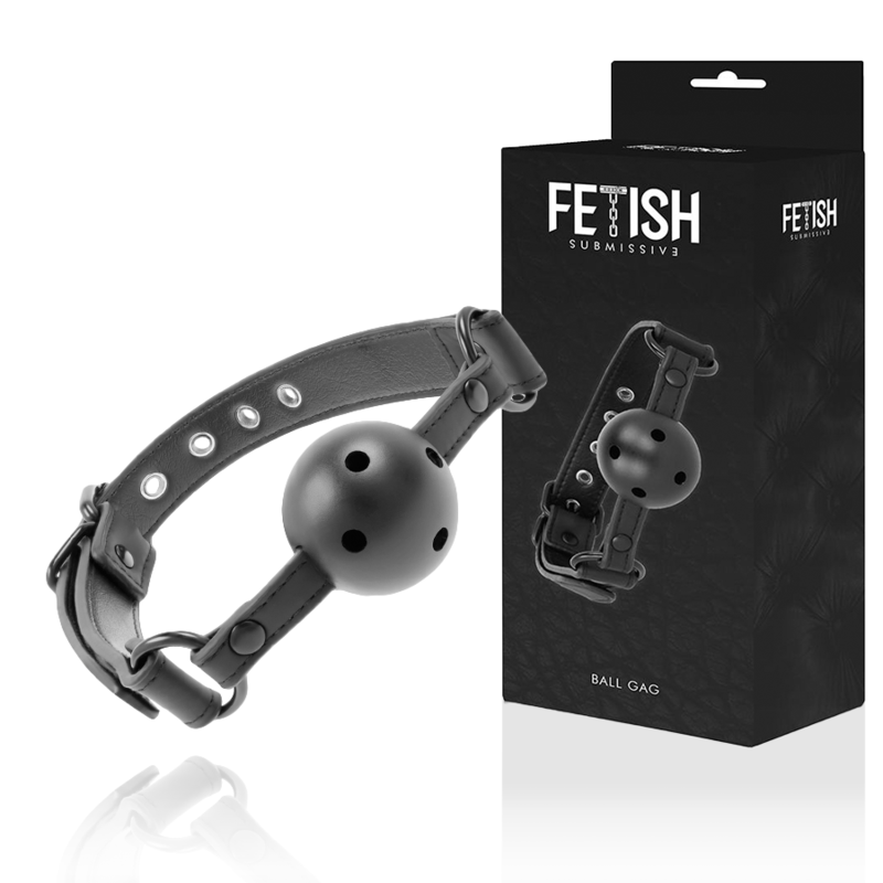 FETISH SUBMISSIVE - MORDAZA TRANSPIRABLE VEGANA - Imagen 5