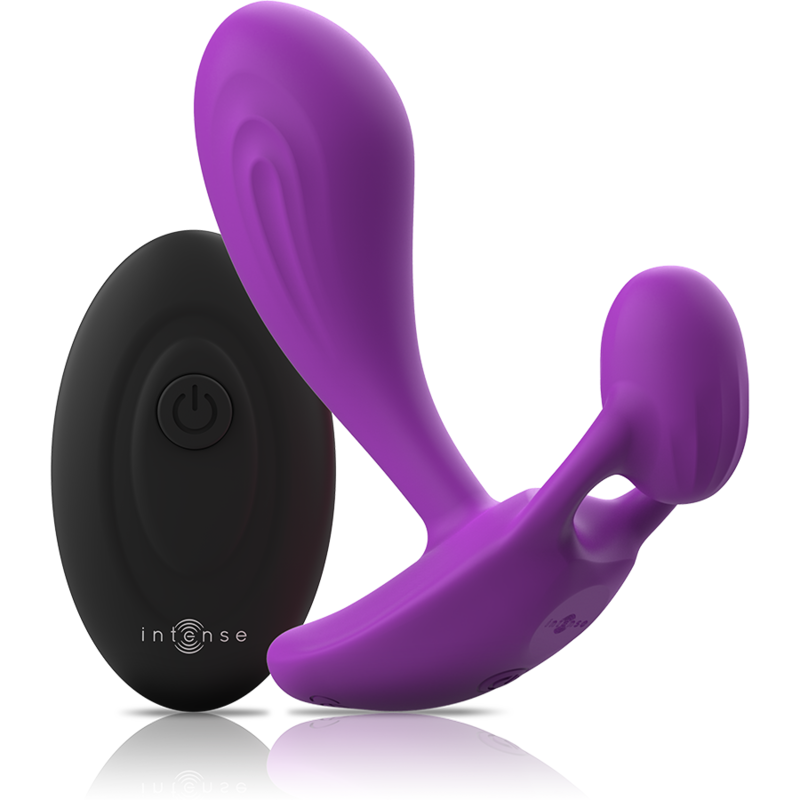 INTENSE - SHELLY DUO ANAL-PERINEO , VAGINAL-CLITORIS REMOTO MORADO - Imagen 4