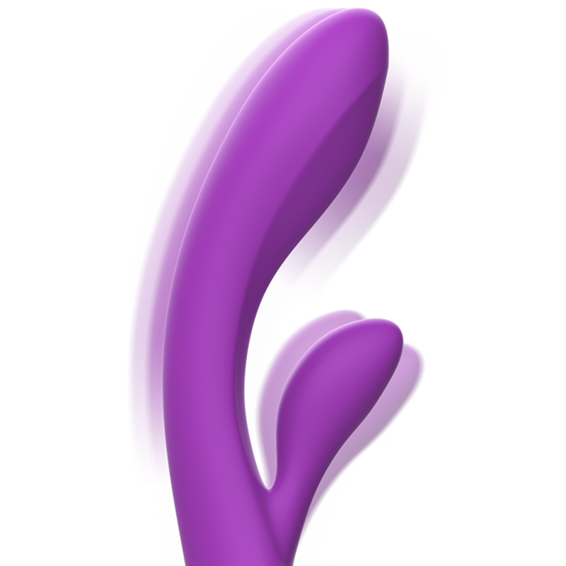 INTENSE - LUIGI VIBRADOR RABBIT SILICONA LIQUIDA MORADO - Imagen 7