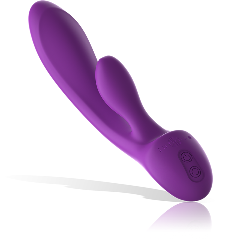INTENSE - LUIGI VIBRADOR RABBIT SILICONA LIQUIDA MORADO - Imagen 5