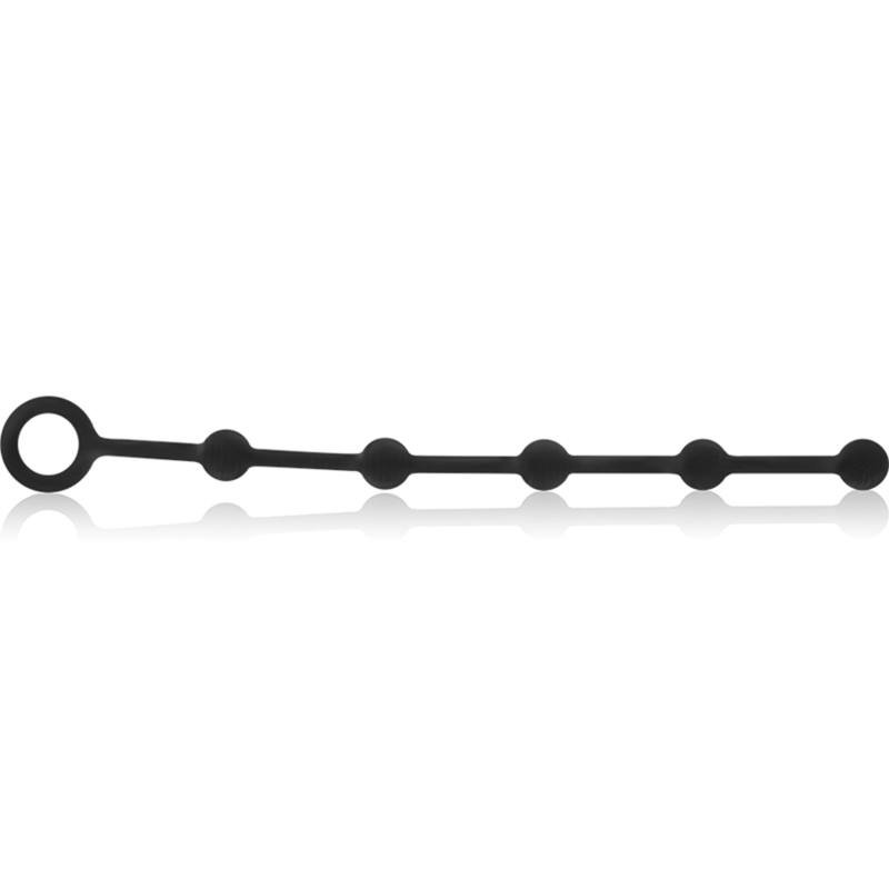 BLACK&SILVER - KORG ROSARIO ANAL INICIACION SILICONA 21 CM - Imagen 2