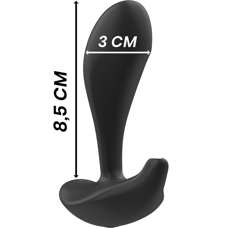 BLACK&SILVER - DWAYNE PLUG ANAL SILICONA CONTROL REMOTO - Imagen 2