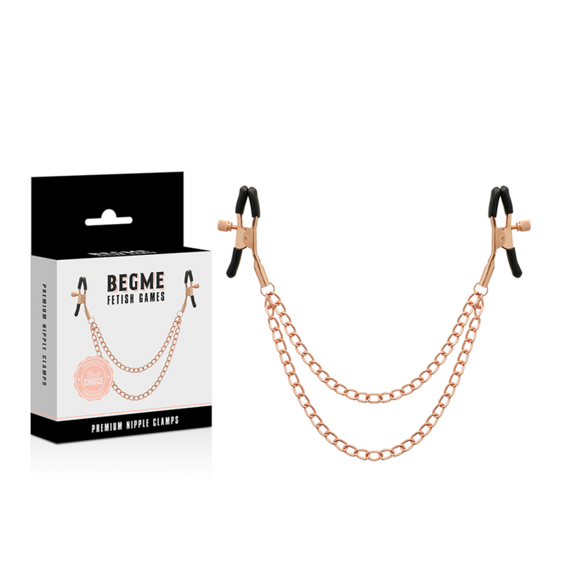 BEGME - BLACK EDITION PINZAS PEZONES CON CADENA - Imagen 4