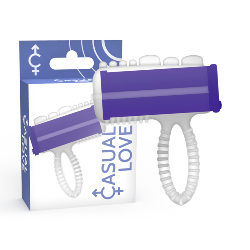 CASUAL LOVE - RING VIBRADOR LENGUA LILA - Imagen 3