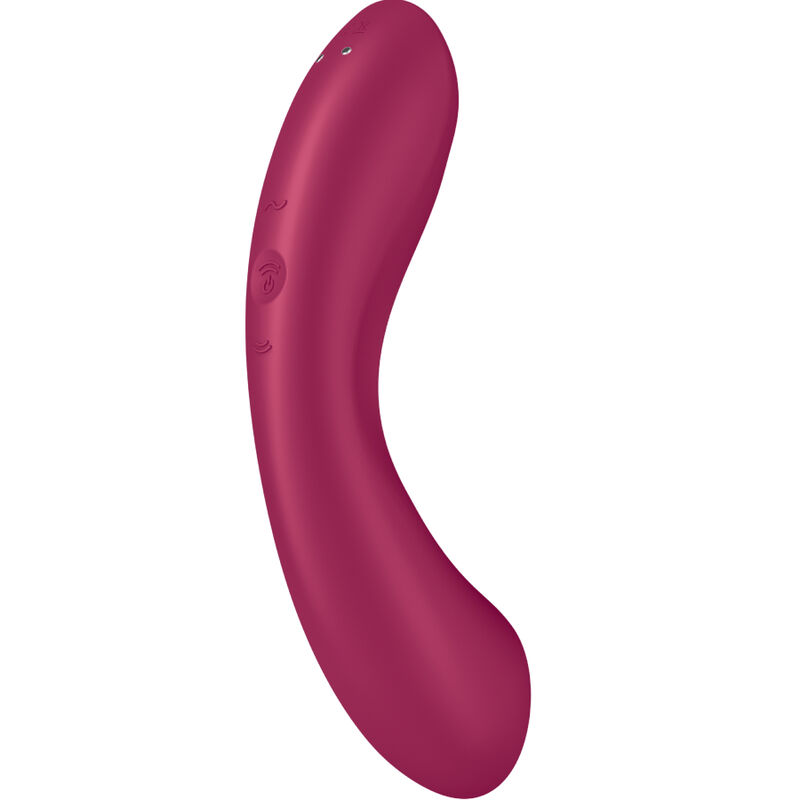 SATISFYER - CURVE TRINITY 1 AIR PULSE VIBRATION GRIS - Imagen 4