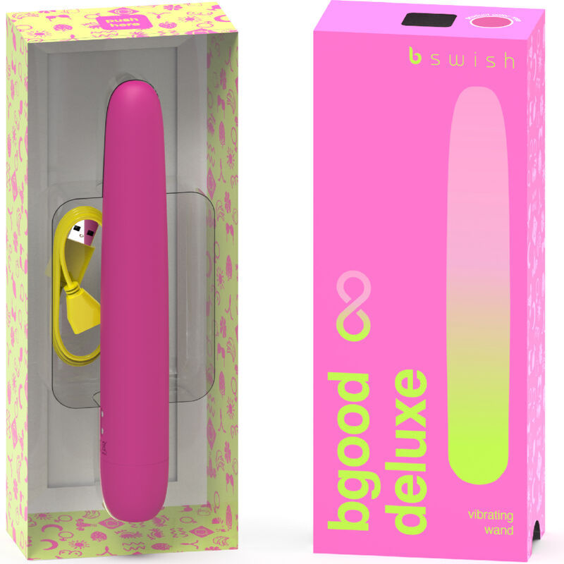 B SWISH - BGOOD INFINITE DELUXE VIBRADOR RECARGABLE SILICONA ROSA - Imagen 5