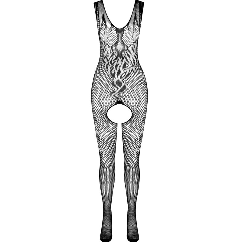 PASSION - BS098 BODYSTOCKING NEGRO TALLA UNICA - Imagen 2