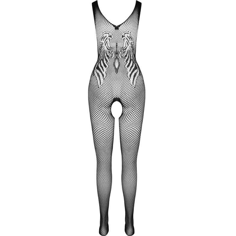 PASSION - BS098 BODYSTOCKING NEGRO TALLA UNICA - Imagen 5