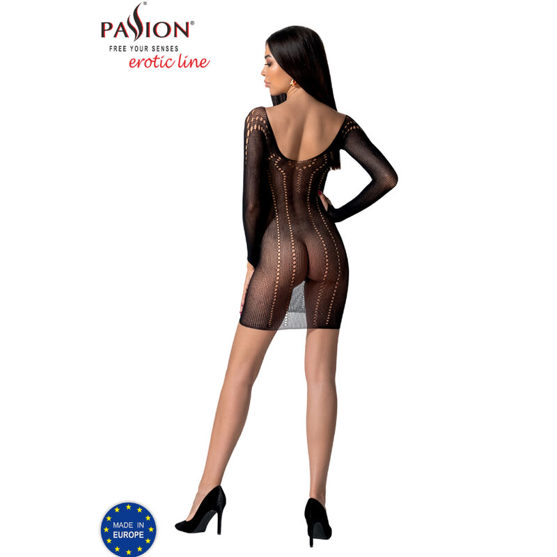 PASSION - BS101 BODYSTOCKING NEGRO TALLA UNICA - Imagen 2