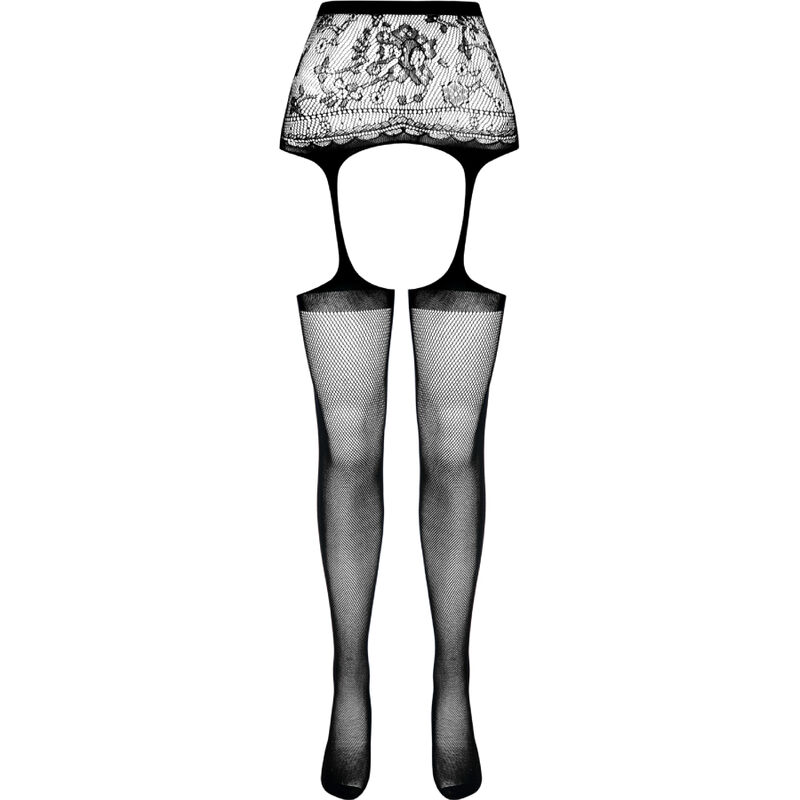 PASSION - S028 MEDIAS CON LIGUERO NEGRO TALLA UNICA - Imagen 7