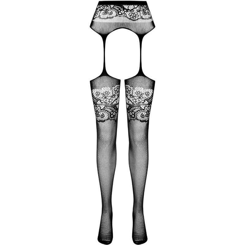 PASSION - S029 MEDIAS CON LIGUERO NEGRO TALLA ÚNICA - Imagen 4