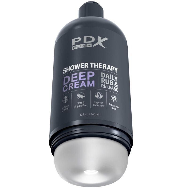 PDX PLUS - MASTURBADOR STROKER DISEÑO DISCRETO DE BOTE CHAMPU DEEP CREAM - Imagen 6