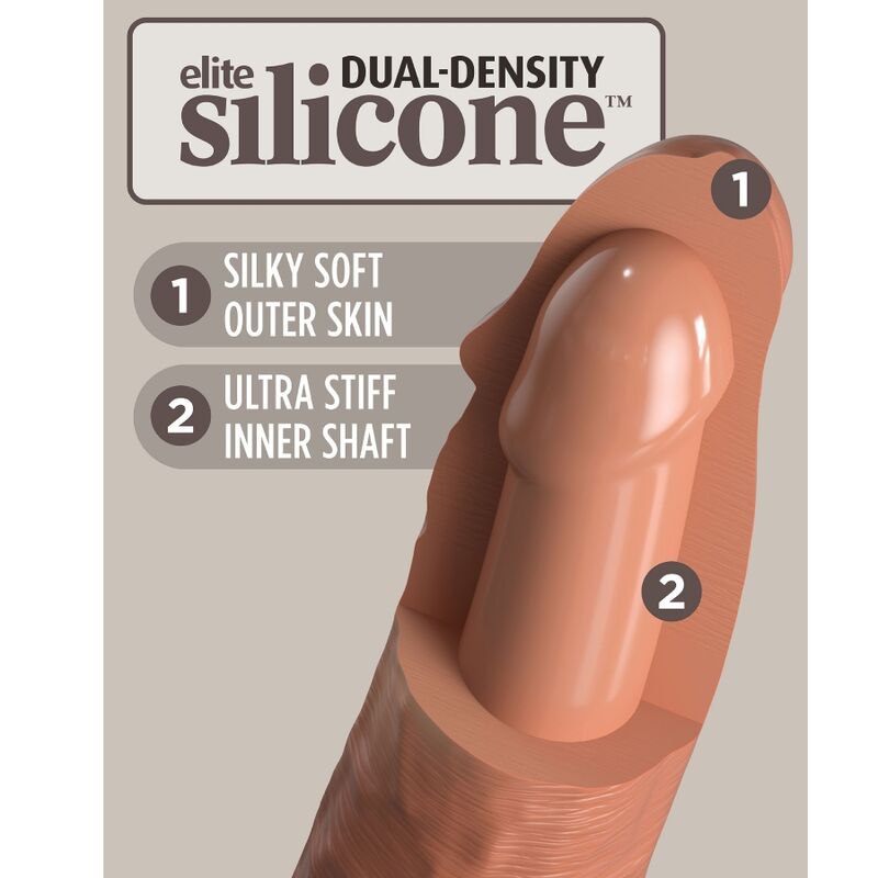 KING COCK - ÉLITE ARNÉS AJUSTABLE CONFORTABLE CON DILDO 17.8 CM - Imagen 3