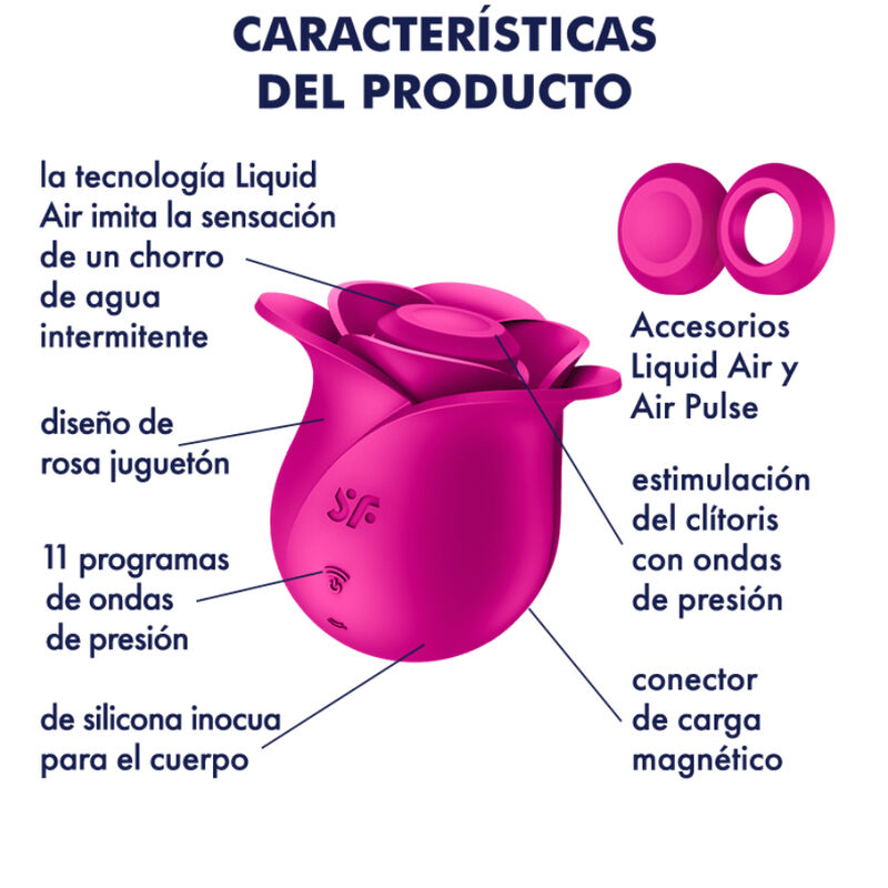 SATISFYER - AIR PULSE PRO 2 MODERN BLOSSOM VIBRADOR - Imagen 4